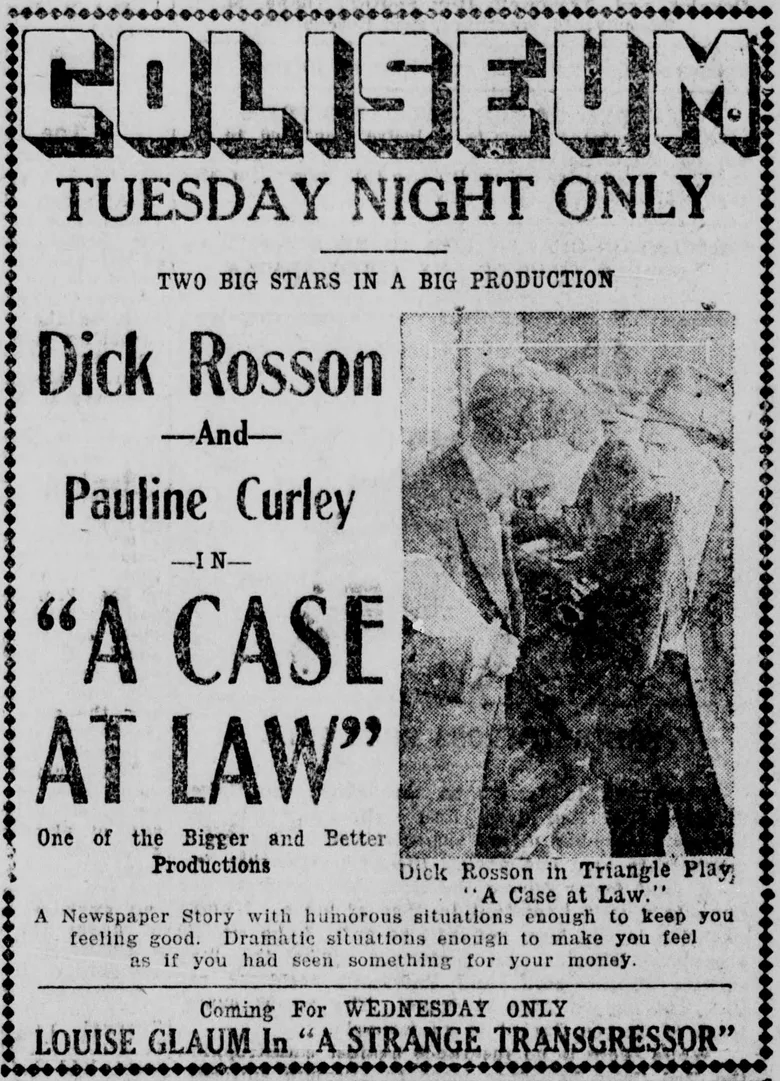 A Case at Law poster