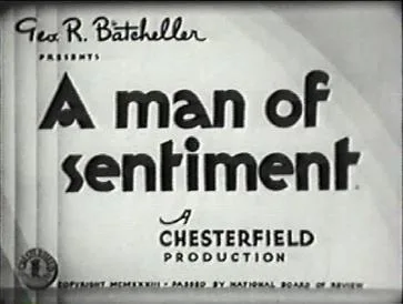 A Man of Sentiment poster