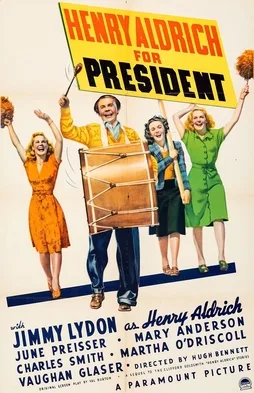 Henry Aldrich for President poster