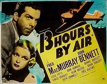Thirteen Hours by Air poster