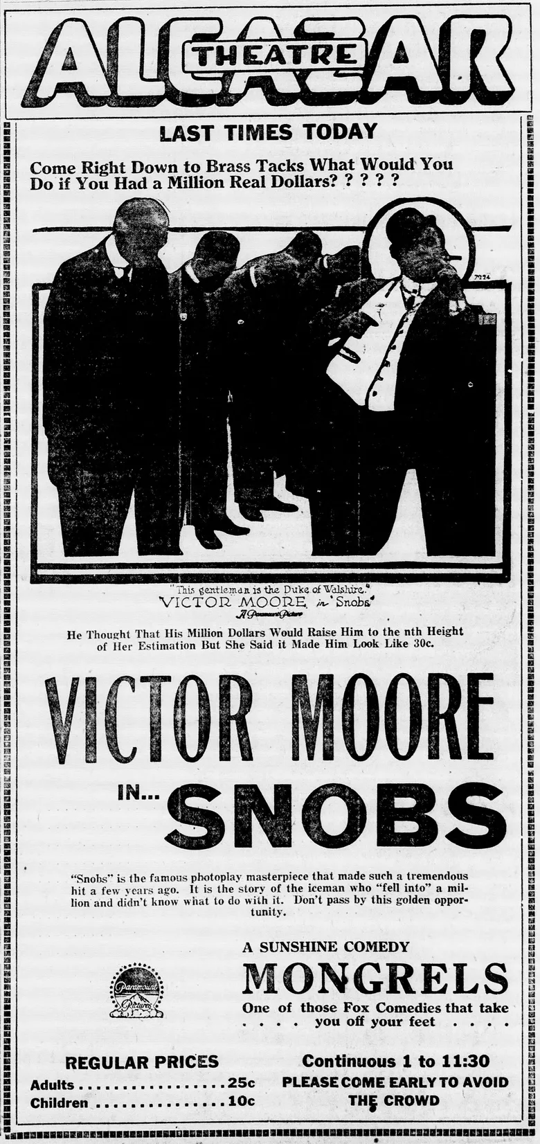 Snobs poster