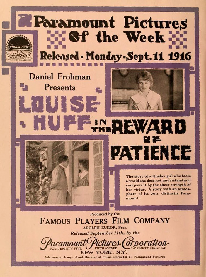 The Reward of Patience poster