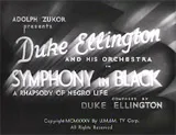 Symphony in Black poster