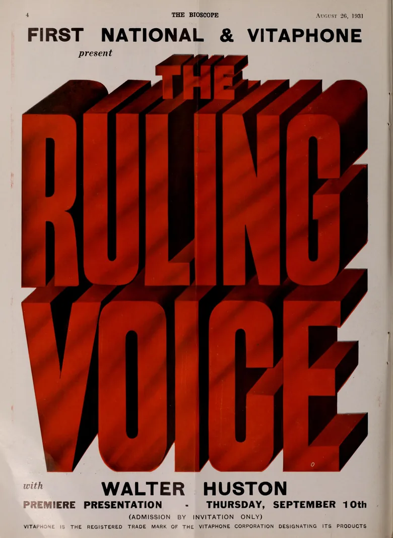 The Ruling Voice poster