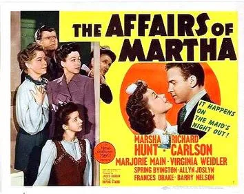 The Affairs of Martha poster