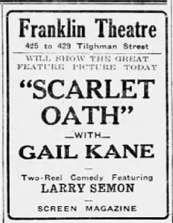 The Scarlet Oath poster