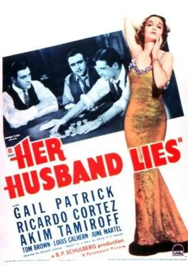 Her Husband Lies poster