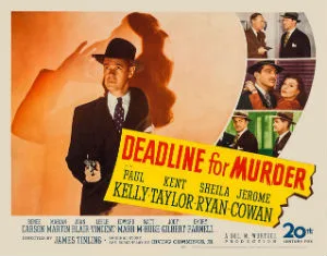 Deadline for Murder poster
