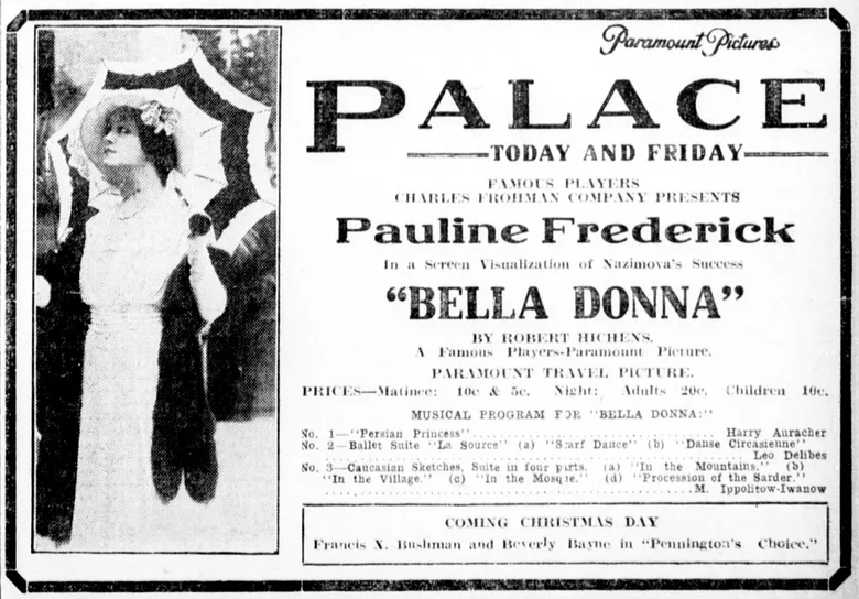 Bella Donna poster