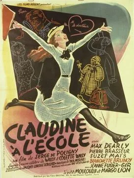 Claudine à l'école poster