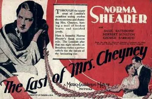 The Last of Mrs. Cheyney poster