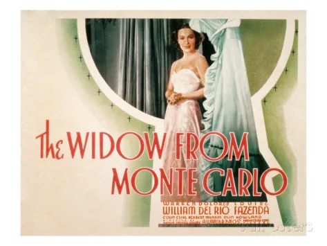 The Widow from Monte Carlo poster