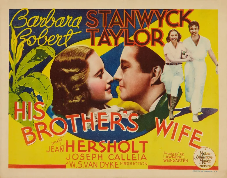 His Brother's Wife poster