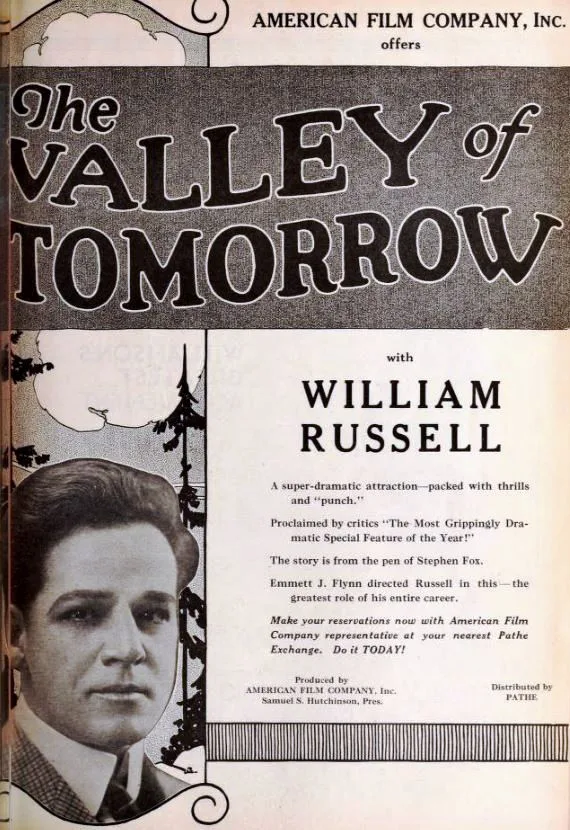 The Valley of Tomorrow poster