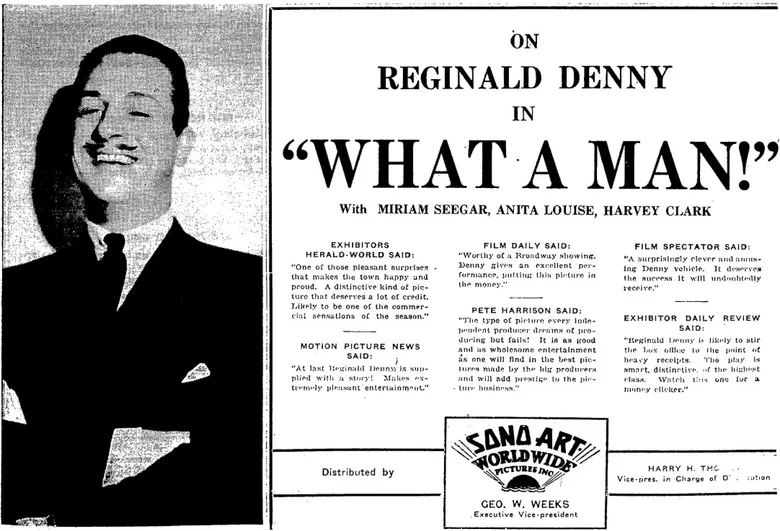 What a Man! poster
