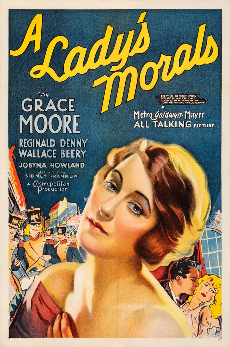 A Lady's Morals poster