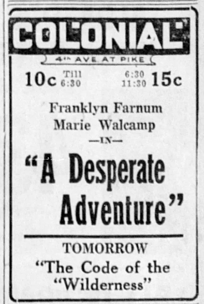 A Desperate Adventure poster