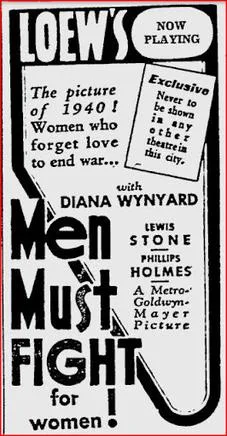 Men Must Fight poster