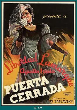 Puerta cerrada poster