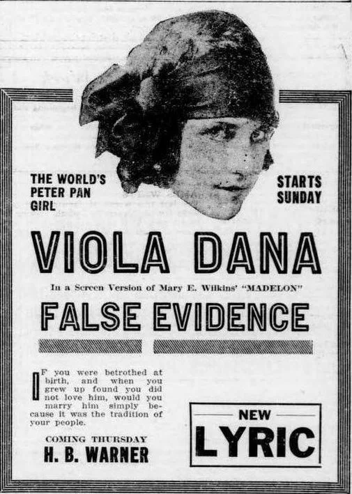 False Evidence poster
