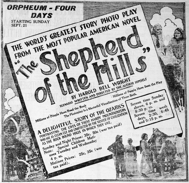 The Shepherd of the Hills poster