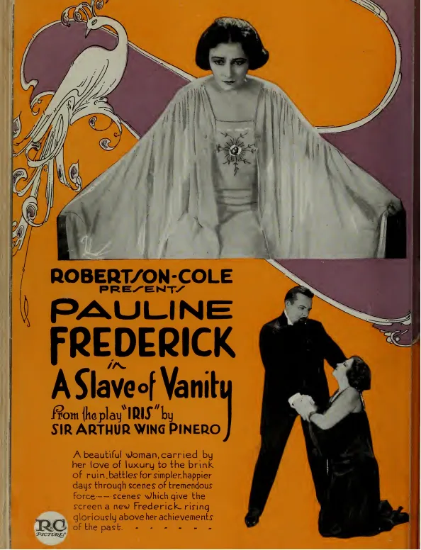 A Slave of Vanity poster