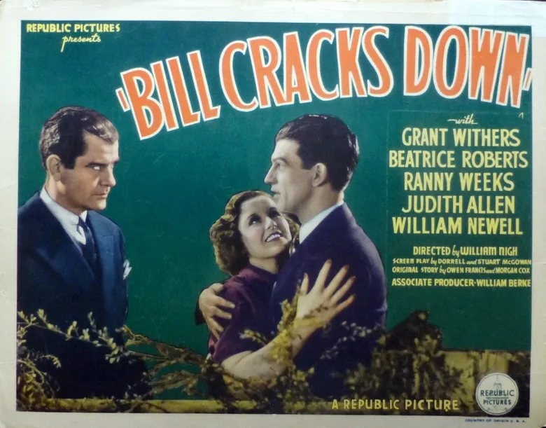 Bill Cracks Down poster