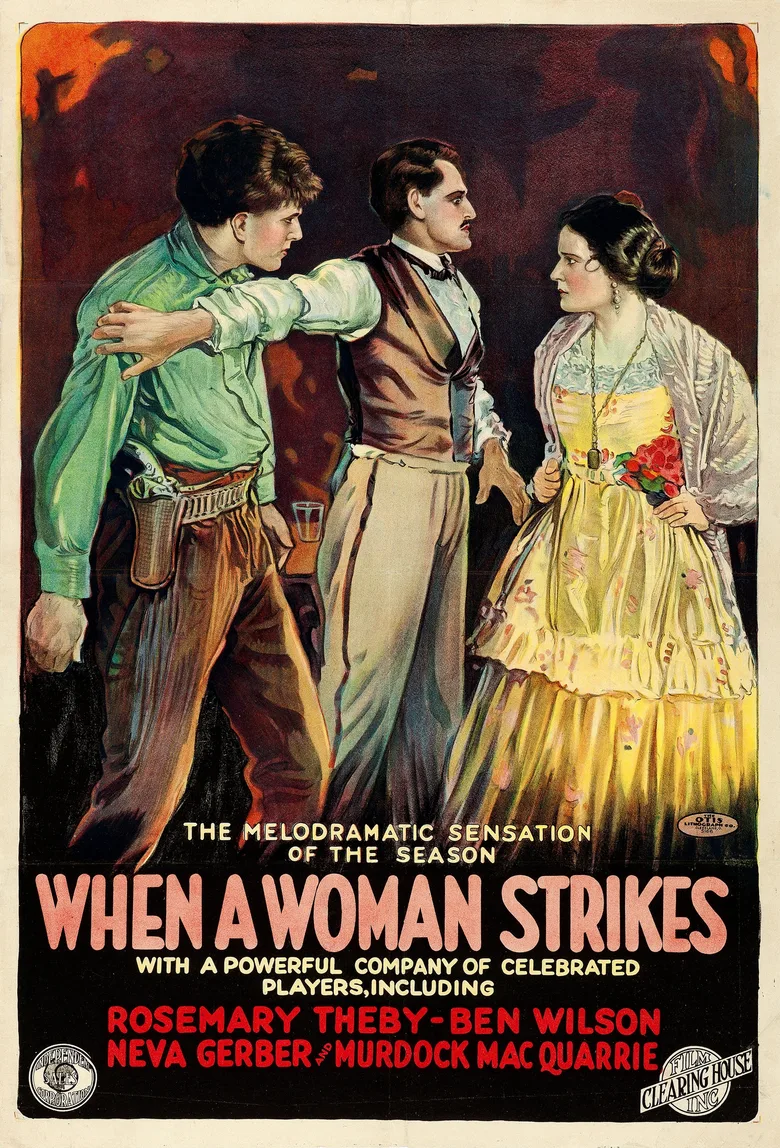 When a Woman Strikes poster