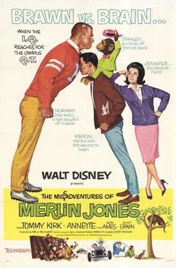The Misadventures of Merlin Jones poster