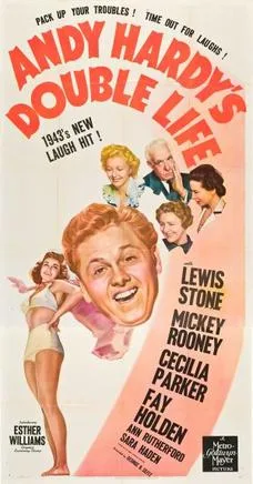 Andy Hardy's Double Life poster