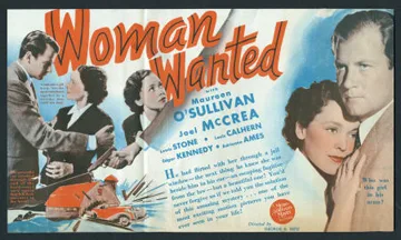 Woman Wanted poster
