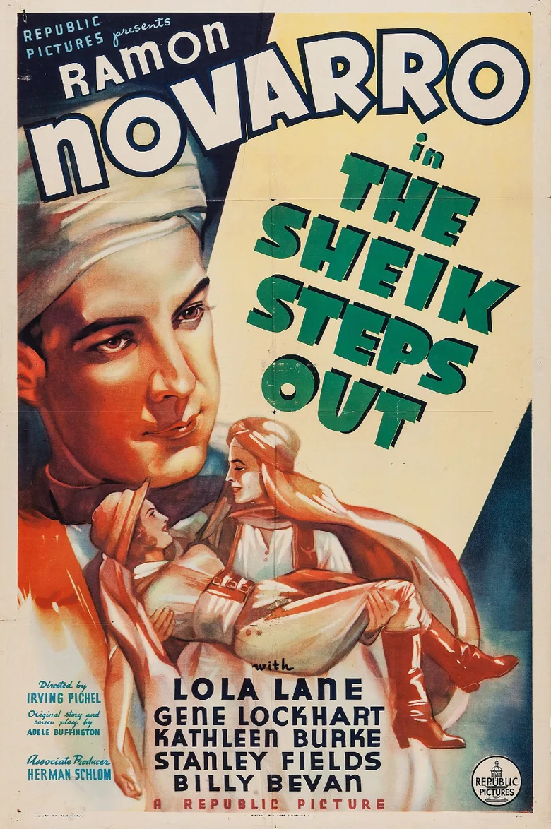 The Sheik Steps Out poster