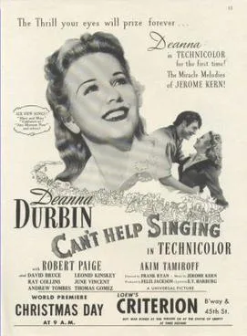 Can't Help Singing poster
