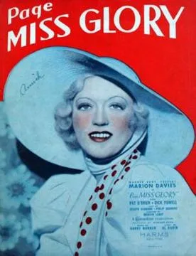 Page Miss Glory poster