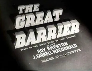 The Great Barrier poster
