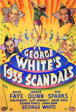 George White's 1935 Scandals poster