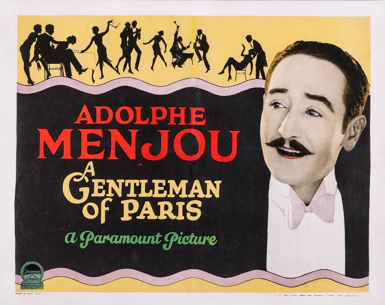 A Gentleman of Paris poster