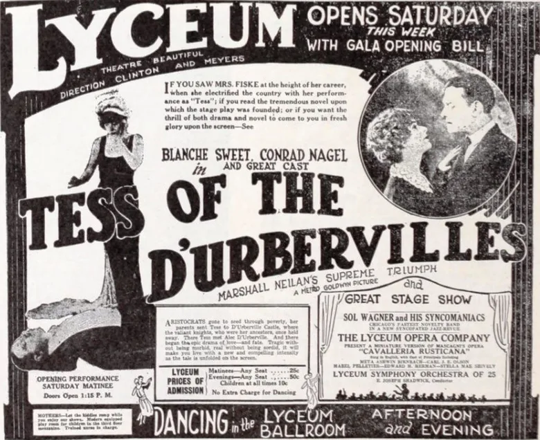 Tess of the d'Urbervilles poster