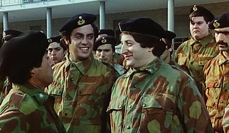 4 Crazy Draftees at the Army poster