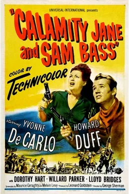 Calamity Jane and Sam Bass poster