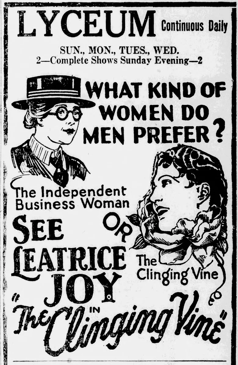 The Clinging Vine poster