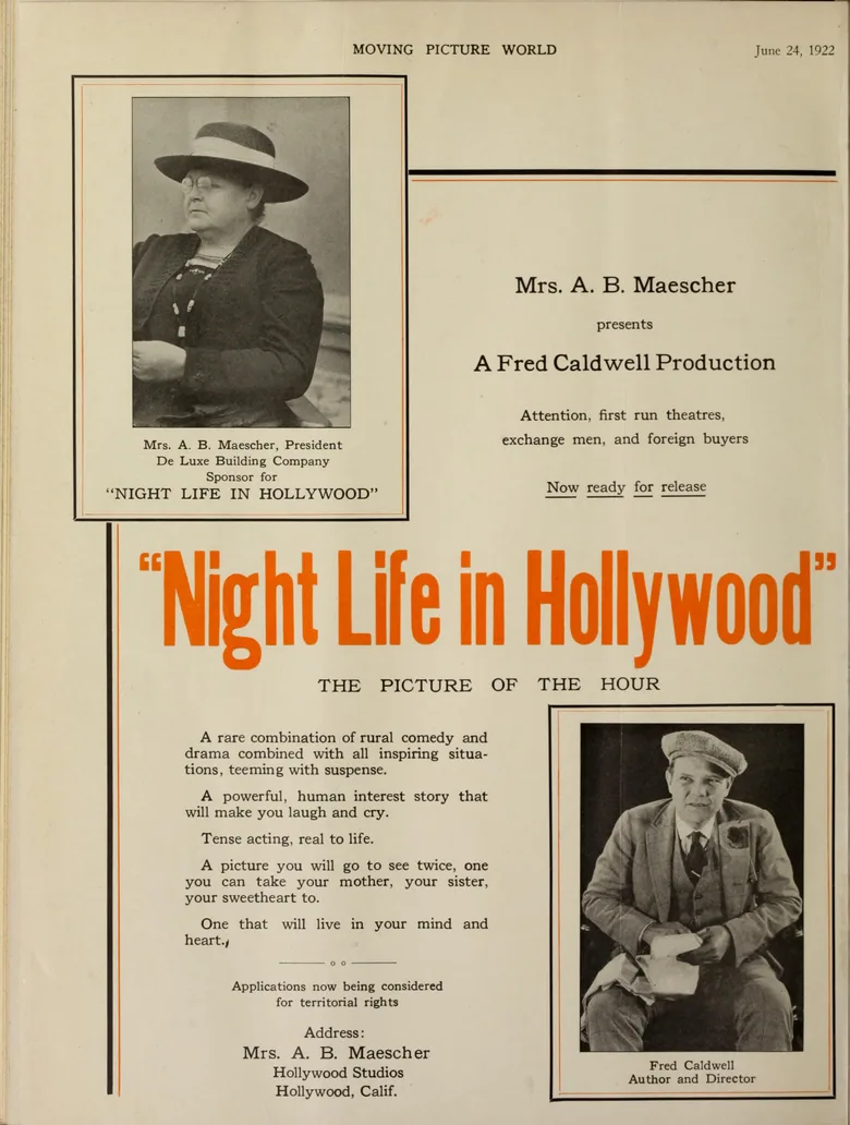 Night Life in Hollywood poster