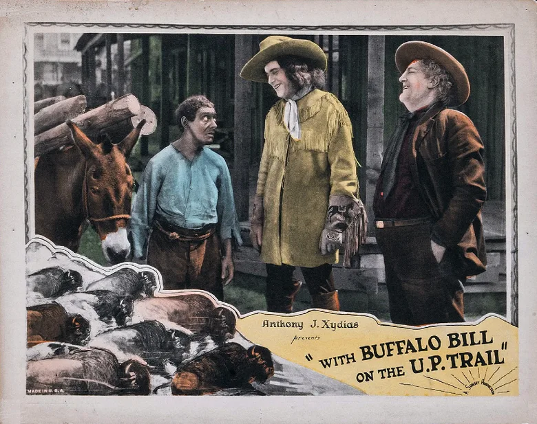 With Buffalo Bill on the U. P. Trail poster