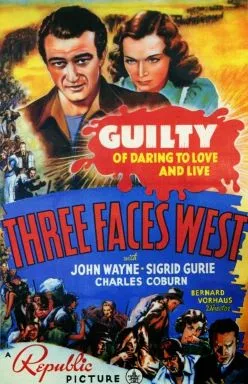 Three Faces West poster