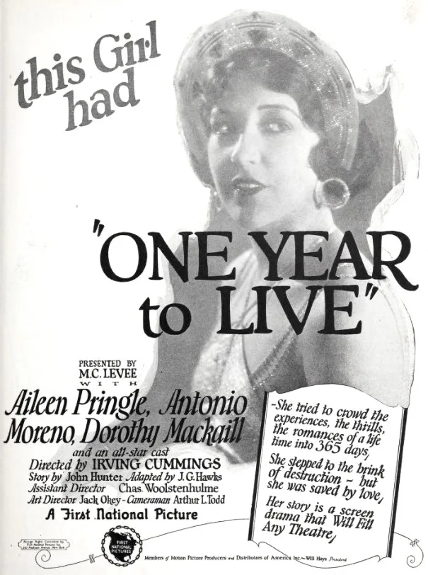 One Year to Live poster