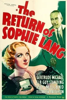 The Return of Sophie Lang poster