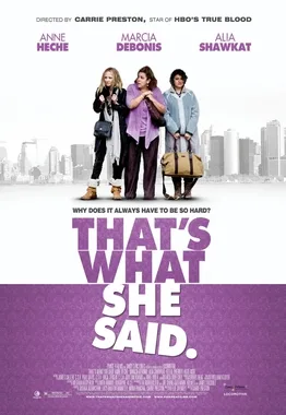 That's What She Said poster