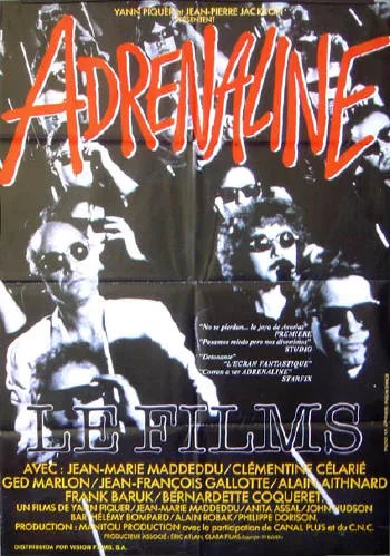 Adrénaline poster
