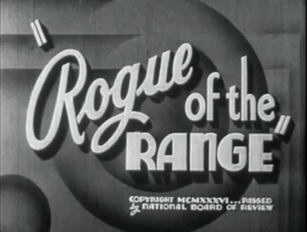 Rogue of the Range poster