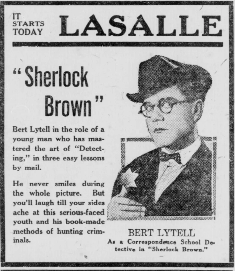 Sherlock Brown poster